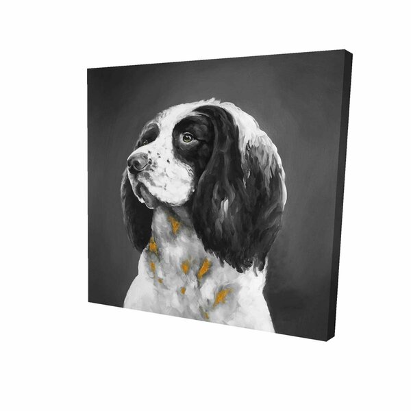 Begin Home Decor 12 x 12 in. English Springer Spaniel Dog-Print on Canvas 2080-1212-AN307
